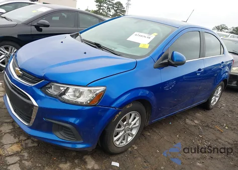 2017 Chevrolet Sonic Lt Auto z USA, uszkodzony, nr VIN 1G1JD5SHXH4107546